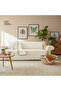 Buldan Woven Linen Pompom Sofa Cover (170 X 220) - 3