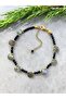 Damla Labradorite and Spinel Tasi Bracelet