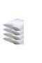 50x70 100% Cotton Pillow Protective Case Zippered White 6 Pieces