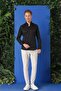 Men's Slim Fit Buttoned Collar Long Sleeve Cotton Classic Black Shirt Gk 716 - 4