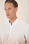 Men's g 1572 Slim Fit Beige Classic Shirt - 5