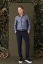 Men's Gk 709 Slim Fit Smoked Classic Shirt - 5