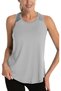 Ghassy Co. Women's Cross Top Back Mesh Detail Trainning Yoga Sports Singlet Tank Tops 1783 - 3