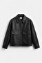 New season oversize trend premium men's leather jacket - 5