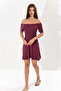 Women's Burgundy Gipeli Dress App1096