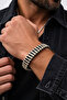 Men's Leather Bracelet with Braided Design – Modern Stylish Bohemian Bracelet with Magnetic Clasp - 2
