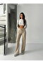 Corded Lace-Up Sweatpants - Beige - 4