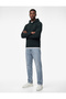 Şardonlu Uzun Kollu Basic Kapşonlu Sweatshirt - 2