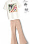 Girl's Full-Fit Top Oversize Bottom Leggings Kurmelo Design9 Bottom Top Set - 3