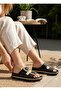 Kocamanlar e490 orthopedic women's slippers - black - 3