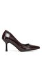 Elit Mst1184R Women's Classic Heeled Shoes Brown - 2
