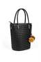 B37114 Women's Hand and Shoulder Bag Black - 3