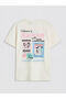 Vizyon New Season Mickey Mouse Printed 100% Cotton Women's T-Shirt - 6