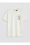 Vizyon New Season Mickey Mouse Printed 100% Cotton Women's T-Shirt - 5