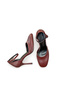 Women's High Heel Shoes Burgundy Round Toe New Season D4445 - 6