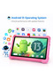 P602 Kids Tablet 7" HD, 4GB+128GB, Android 13, Dual Cam, 3000mAh, 5G WiFi, EVA Case - 3