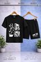 Children's Dare to Start White Custom Printed Crew Neck 3-Piece T-Shirt - Shorts Set - 2