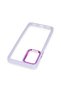 Redmi Note 10 Pro Case Transparent Hard Silicone Cover with Colored Edges and Camera Detail - 4