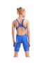 Girl's Printed Full Body Black-Team Royal - 6