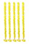 PHOOL MALA YELLOW WITH BELL HANGING 5 FEET 5PC