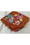 غطاء رأس يمني مطرز يدويًا/تطريز بالإبرة/عمل يدوي من قماش التول/غطاء رأس - 7