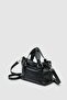 Jardin ring detailed hand and crossbody bag black - 6