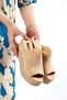 Genuine Leather 33-34-35-36-37-38-39-40-41-42-43-44-45 Size Wedge Heel Slippers - 4