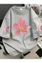 Trend Modell New Season Printed Fabric Oversized Tshirt
