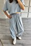Oversize Washable Shalwar Trousers T-Shirt Set 0057 - 3