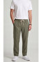 Men's Black Linen Trousers Muslin Fabric Oversize Comfortable Fit Daily Use - 4