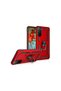 Samsung Galaxy S21 Case Sofia Silicone Cover with Ring - Red - 2