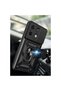 Xiaomi Poco M6 Pro 4g Case Pars Silicone with Lens Ring - Black - 2