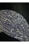 Purple Color Bridal Fan Evening Dress Fan - 2