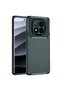 Xiaomi Redmi Note 14 Pro 4g Case Auto Focus Carbon Cover - Dark Green