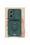 Xiaomi Redmi Note 13 Pro Plus Case Zuma Silicone with Business Card and Ring - Green - 2