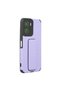 Vivo y16 case mega stand silicone - purple - 2