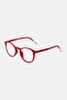 Women WRS6188S Round Reading Glasses, Red - 3