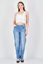 Women Asymmetrical Neck Sleeveless Solid Top, White - 4