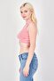 Women Crew Neck Sleeveless Stripe Tank Top, Multicolor - 2