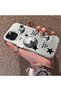 iPhone 14 Pro Max Compatible Minimalist Black Star Case, Daily Use Durable Protective Case