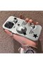 Minimalist Black Star Case Compatible with iPhone 16 Pro, Durable Protective Case for Everyday Use
