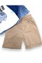 Baby Boy 3-Piece Stylish Holiday Set with Denim Shirt and Linen Shorts for 6-9-12-18-24 Months - 8