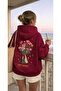 Unisex Character Hooded Sweatshirt - Face and All Surfaces Printed , Comfortable Lace-Up Hooded - 3