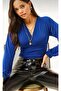 Women Body Blouse Long Sleeve Crop Bustier Chic Blouse - 4