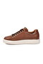 Tan Genuine Leather Men's Casual Shoes - 4