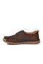 Brown Nubuck Genuine Leather Men's Casual Shoes - 4