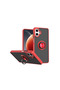 Samsung Galaxy A07 4g Montreal Ring Silicone Cover - Red