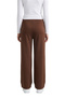 Brown High Waist Lycra Straight Cut Women's Palazzo Trousers with Pockets - 6