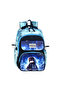 Leather Printed Quality Roblox Men's School Bag Thermal Lunch Bag and Leather Pen Case 3-Piece Set - 4