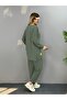 Women's Two Thread Viscose Cotton Fabric Double Set with Crest Detail - 3